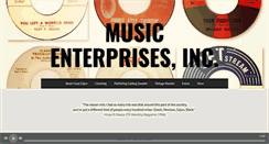 Desktop Screenshot of musicenterprisesinc.com